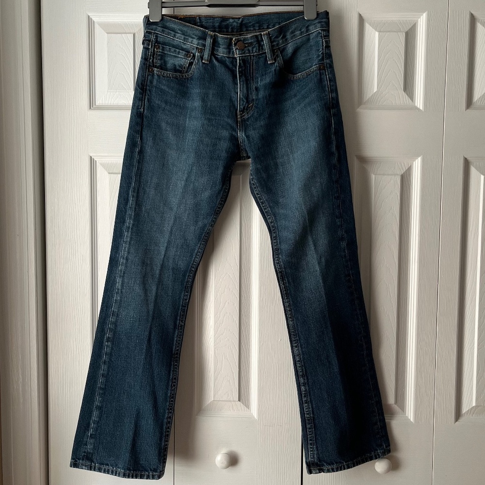 Like-New Levi’s Jeans 527 low rise Slim Bootcut non-stretch vintage size 30x30